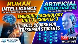 Freshman Emerging Technology Chapter 3  AI  Full Tutorial | ApexTech Ethiopia Wealth