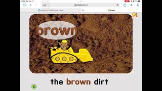 Starfall - Colors - What is Brown? for Kids (Walkthrough)