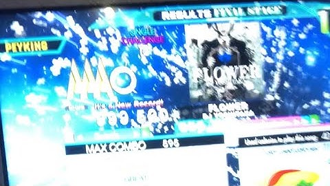 (DDR A20+) 15 PFC#29 FLOWER (CSP-15) 999,520!!!