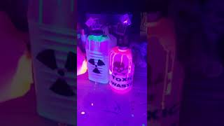 Bio Hazard Jugs, Upcycle Prop, Diy Halloween, Blacklight Or Neon Wire