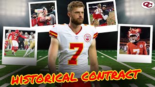 History: Chiefs Sign Harrison Butker To Record Contract - Most Clutch Kicker In The NFL