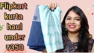 Flipkart Kurti Try-On HAUL under ₹350 ? | Latest Designer Kurti for Office/College Wear |AHIKA BRAND