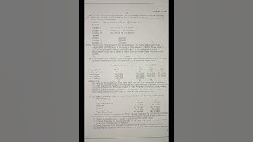 Cost Accounting | Sem 5 | Nov-Dec 2024 | BCom Question Paper | OU-Osmania University #questionpaper