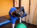 Вытяжение позвоночника с помощью грузиков / Spinal traction with weights