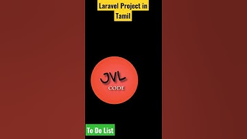 Learn Laravel Course in Tamil