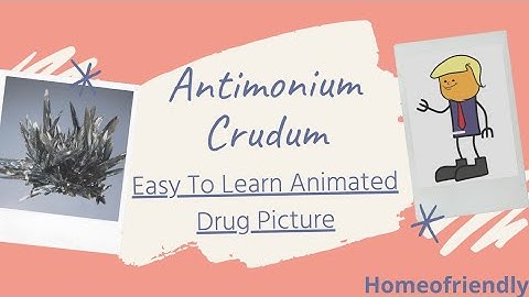 Learn Antimonium Crudum in just 4 min