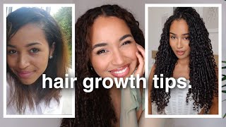 My ULTIMATE HAIR GROWTH TIPS 2024! | Long Curly Hair ✨