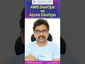 AWS DevOps vs Azure DevOps Explained #91 | DevOps for Beginners | #Shorts | SR Technologies