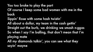 On my Level - Wiz Khalifa ft. Too Short LYRICS ON SCREEN