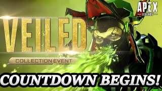 🔴Apex Legends Live: VEILED COLLECTION EVENT COUNTDOWN | New LTM Gameplay + Caustic Prestige Skin!