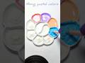 pastel color mixing part 1✨ | pastel color 💜💙🩷🧡 #colormix #satisfying #relaxing #shortvideo #colors