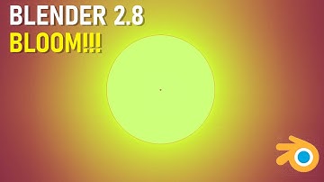 Blender 2.8 - How to enable bloom effect in 5 seconds tutorial