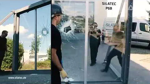 Attack resistant glass P6B+ from Silatec