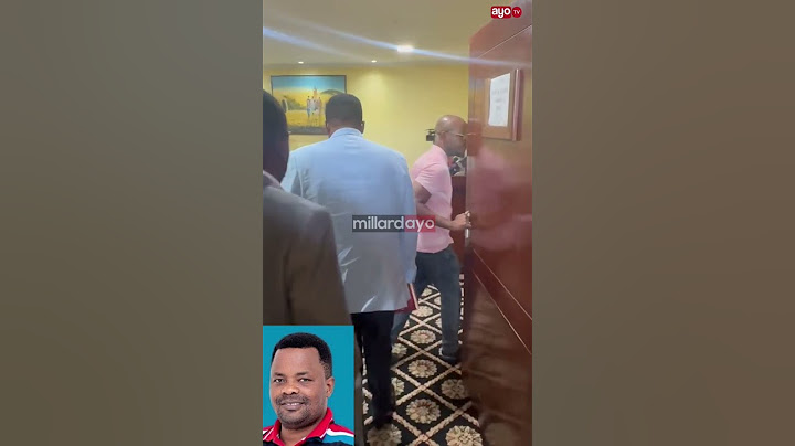 GODBLESS LEMA ALIVYOWASILI KATIKA MKUTANO NA WAANDISHI WA HABARI