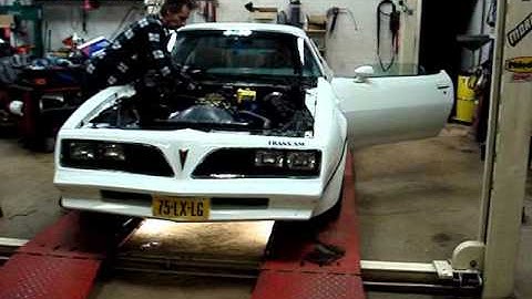 First start after rebuild of my pontiac  400 engine