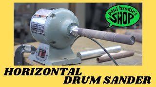 Modifying a Horizontal DRUM SANDER // Paul Brodie's Shop