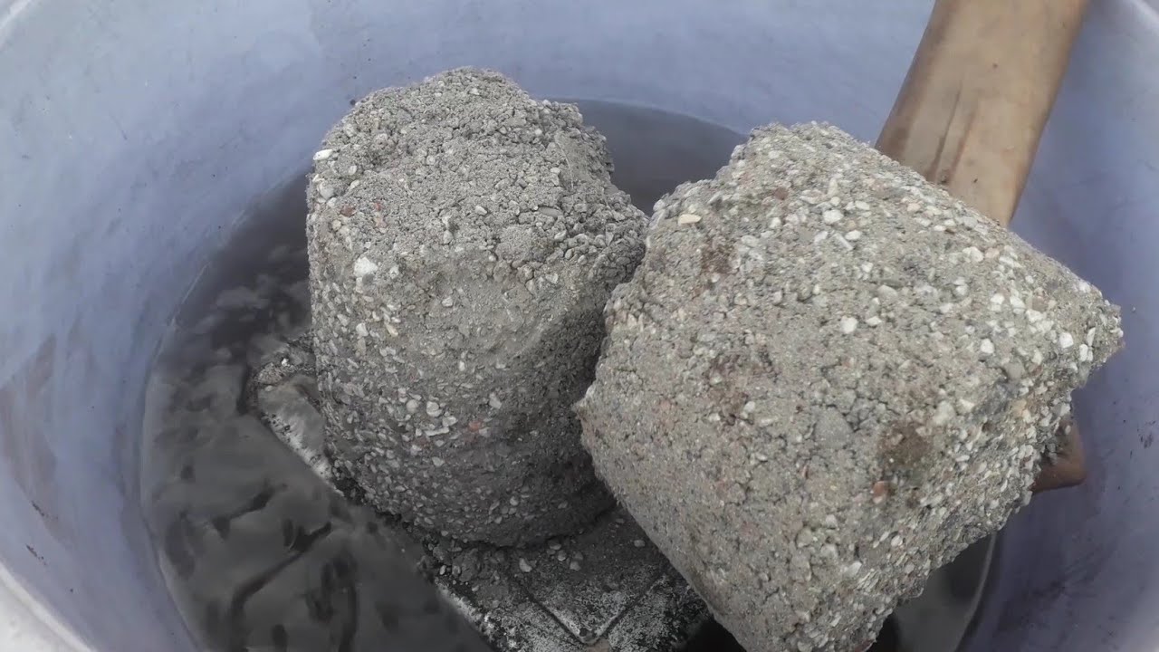 New grainy mini bucket’s 🤍🤍crumbling in water💦💦+ dry floor asmr crumbling video💯💕