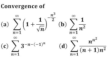convergent divergent comparison test limit nth term zero higher mathematics bhu 2019 real analysis