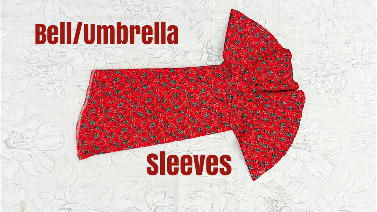 Umbrella bazo cutting, very beautiful design & style, Bell Sleeve