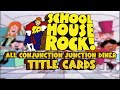 Schoolhouse Rock! - All Conjunction Junction Diner Title Cards (+ bonus!)