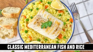 CLASSIC Mediterranean Fish and Rice | HeartHealthy 30 Minute Recipe