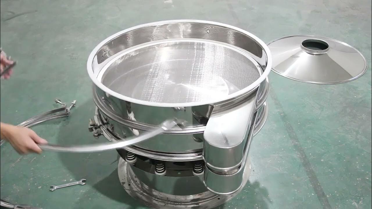 how to replace screen of circular vibrating sifter, circular sieve