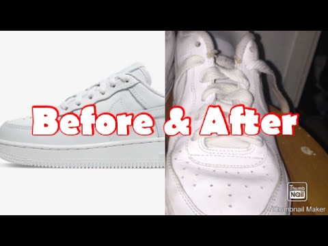 How to clean your air Force 1
