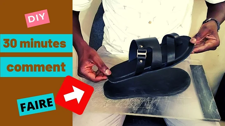 DIY 30 minutes COMMENT faire des Chaussures en CUIR
