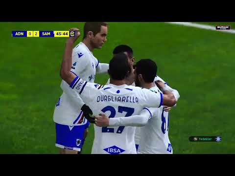 Adana Demirspor - Sampdoria | Hazırlık Maçı | 15.12.2022 | PES 2022 Türkçe Spiker