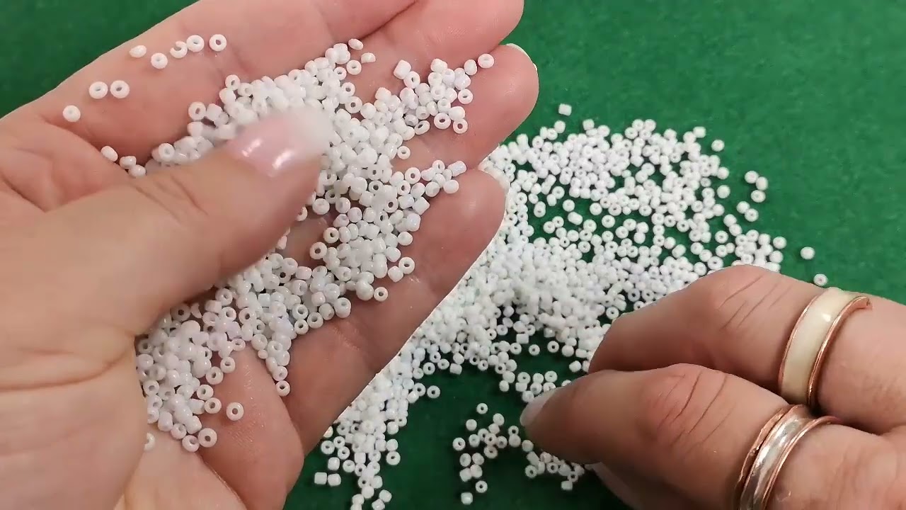 White Glass Seed Beads Approx 2mm Pack Of 2000+