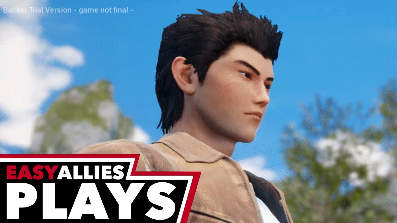 Huber Plays the Shenmue III Demo - A Day in Bailu Village gaming logo
