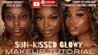 Clean Girl Makeup Look Dark Skin