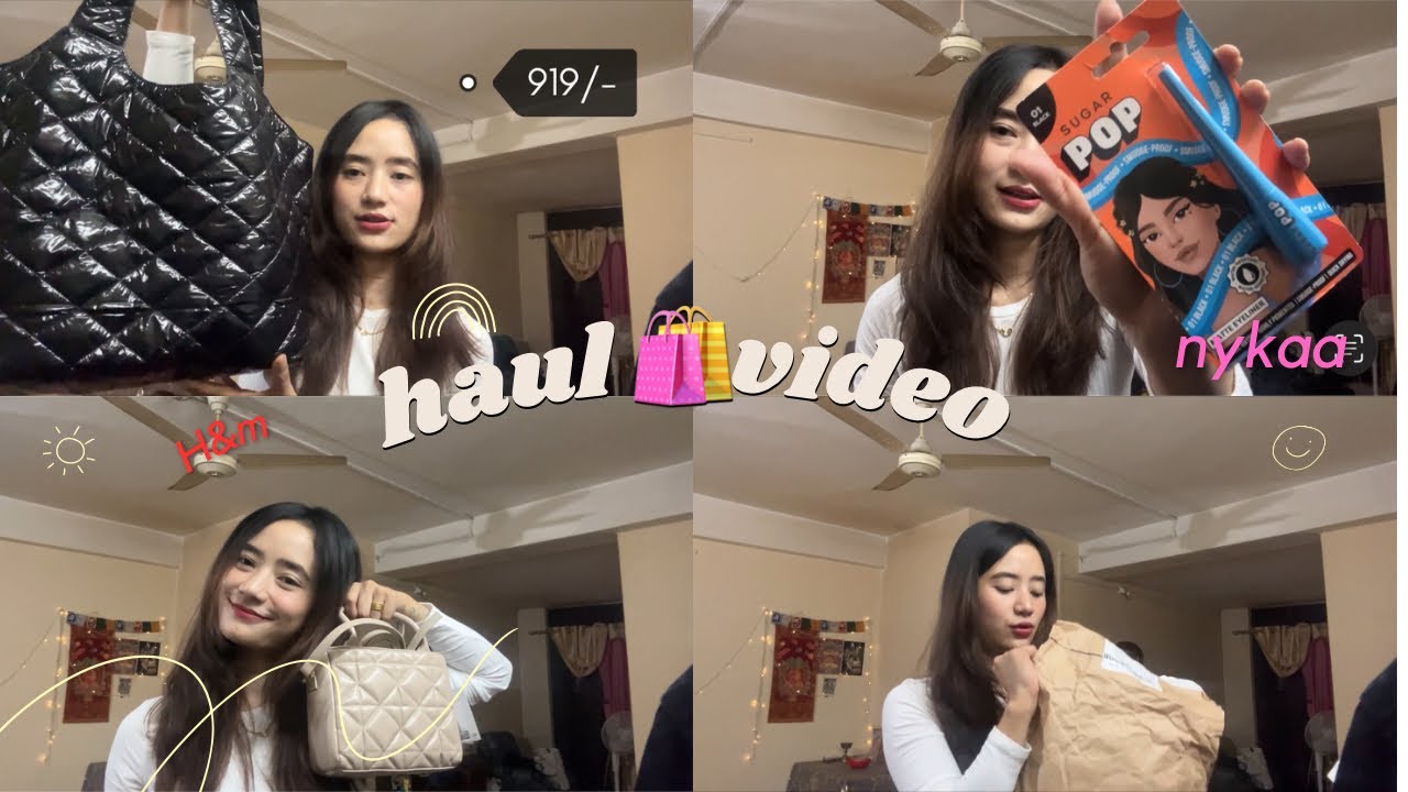 Mini Haul H&m haul 🛍️|| nykaa haul || mini haul 🔗🌼 - YouTube