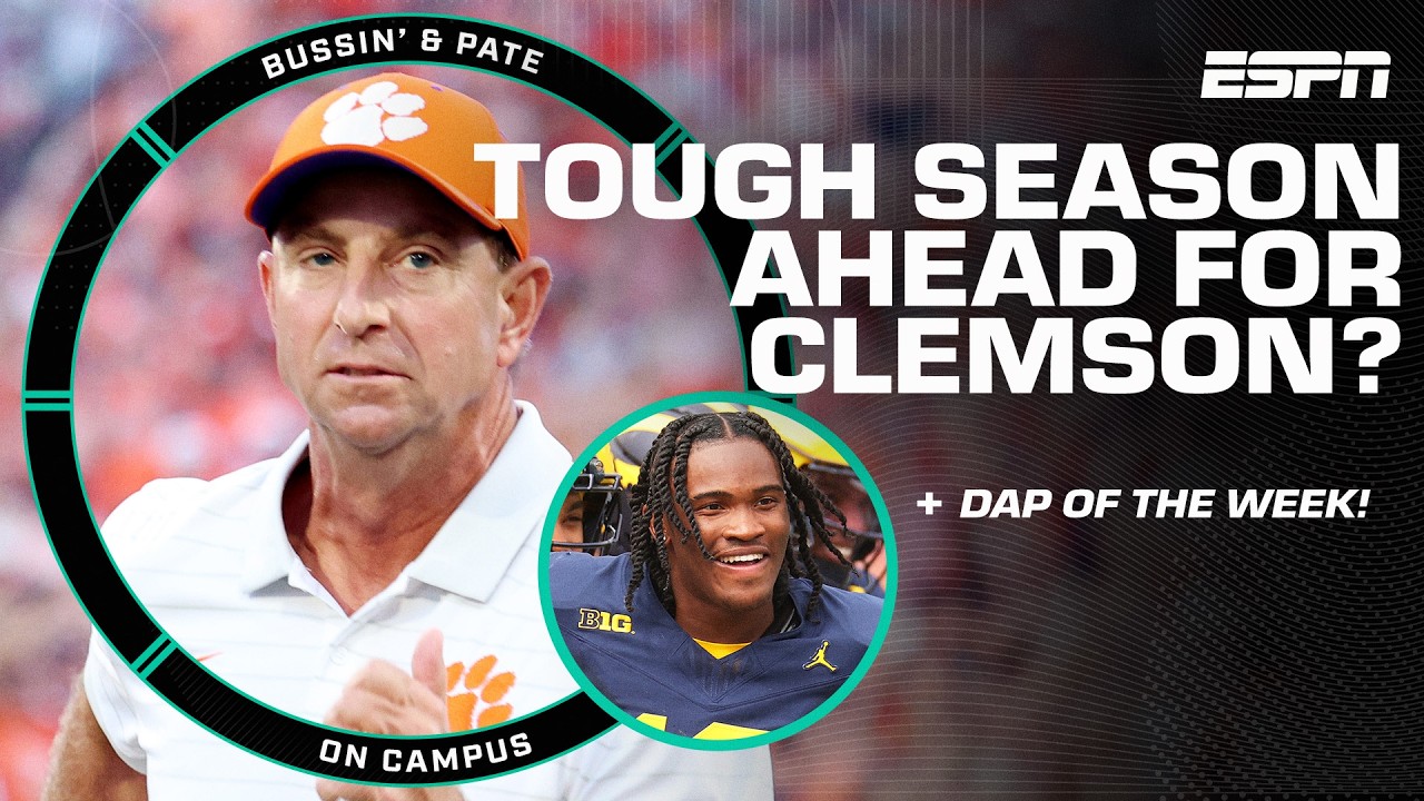 Is Dabo Swinney in for a LONG season? + Who earned the Dap of the Week? 🤝 | Bussin' & Pate on Campus