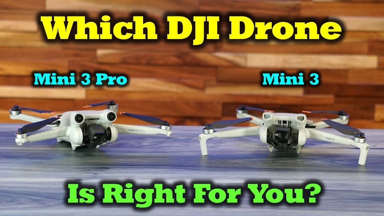 DJI Mini 3 vs MIni 3 Pro - Which One is Best For You? - YouTube