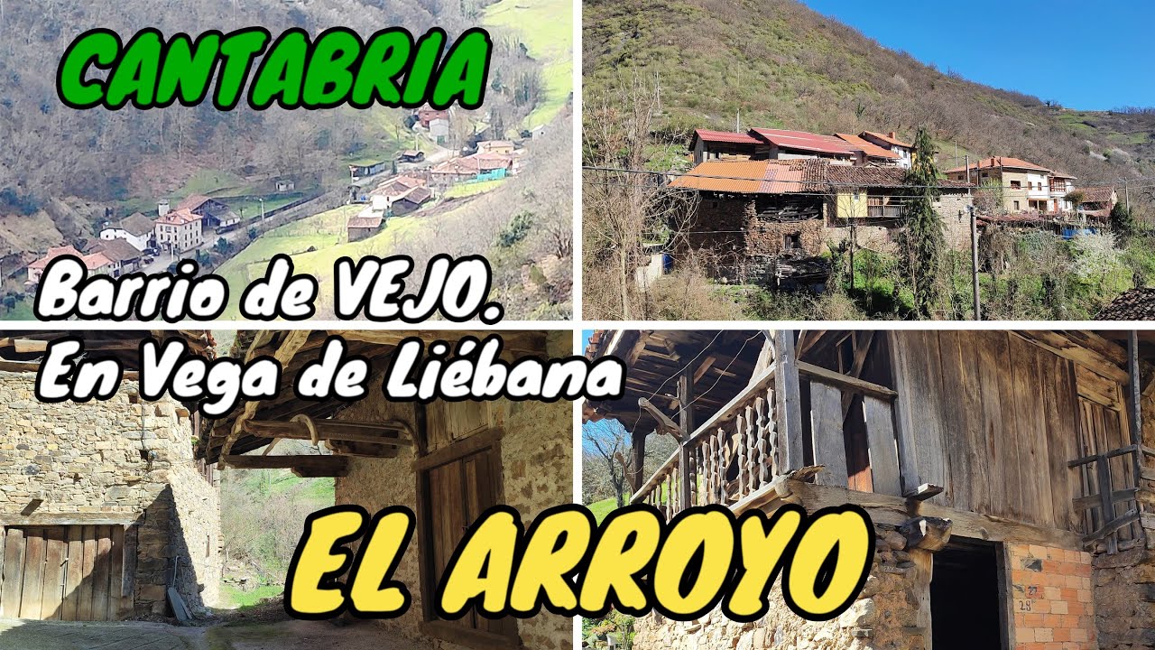 EL ARROYO. Barrio de VEJO. En Vega de Liébana. CANTABRIA.