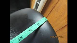 Thorowgood T-8 Used Dressage Saddle 18" adj. 23177