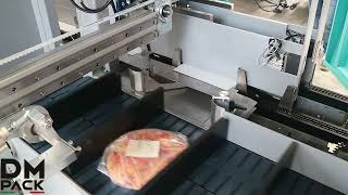 Case packer mod. "GEA" intermittent motion for focaccia packaging.