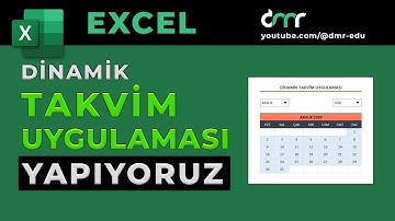 Excel Dinamik Takvim Uygulaması Nasıl Yapılır?