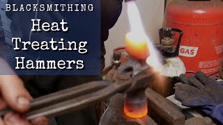 BLACKSMITH | Make better hammers! | Tips and Trick to help with Heat Treating.