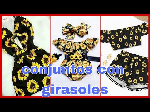 Moda 2021Vestidos para niñas*CONJUNTOS DE GIRASOLES 2021*Hermosos CONJUNTOS  para niñas en moda 2021 - YouTube