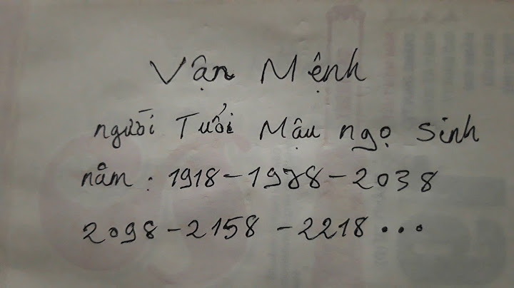 Sinh năm 1918 là tuổi gì