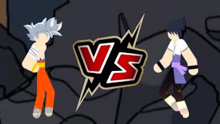 Gomu Ultra Vs Suke - Hard Mode - Stickman Warriors: Super Dragon Shadow Fight screenshot 2