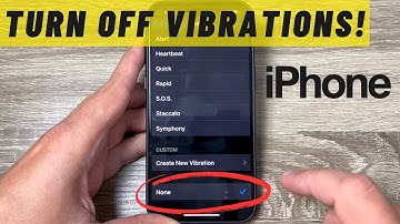 How to TURN OFF Vibrations Calls on iPhone 15 Pro & Pro Max