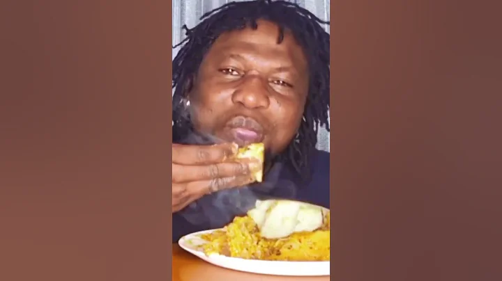 ASMR MUKBANG POUNDED YAM FUFU AND EGUSI SOUP