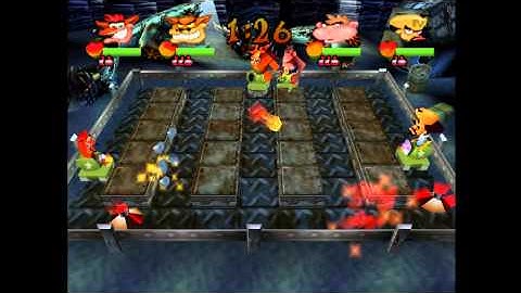 Crash Bash - Metal Fox - Platinum Relic