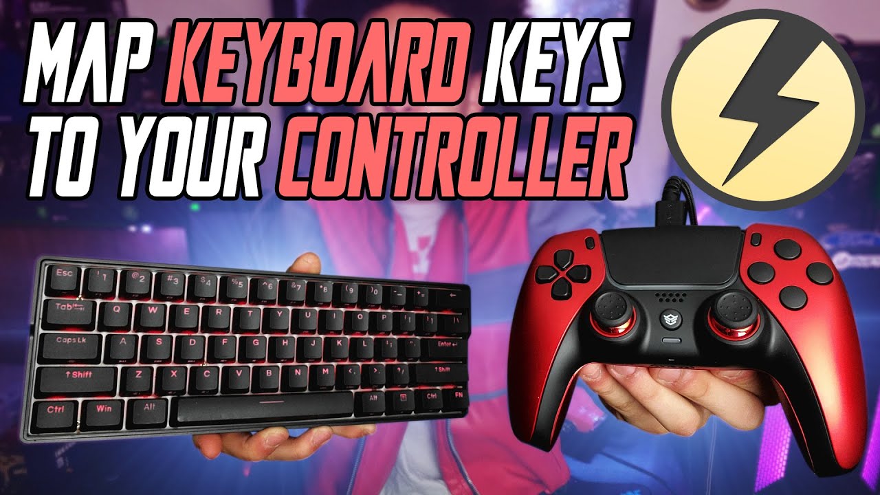 mapping keyboard keys to steam controller