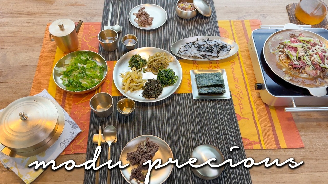 [정월대보름 밥상] 오곡밥과 갖가지 나물을 먹으면서 올해도 건강하기~ #요리 #정월대보름 #오곡밥 #한국음식 #밥상 #상차림