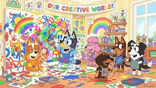 Bluey Friends Study in School 🐶📚 | Funny School Day Adventure for Kids 😂🎨