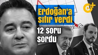 Erdoğan'a sıfır verdi / AKP'ye 12 soru sordu